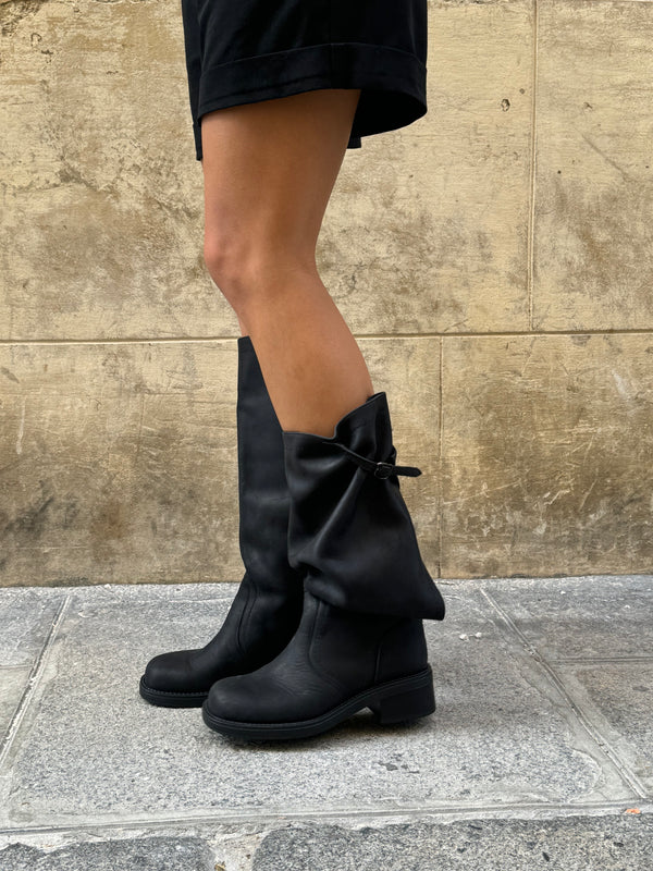 Transformable Black Boots