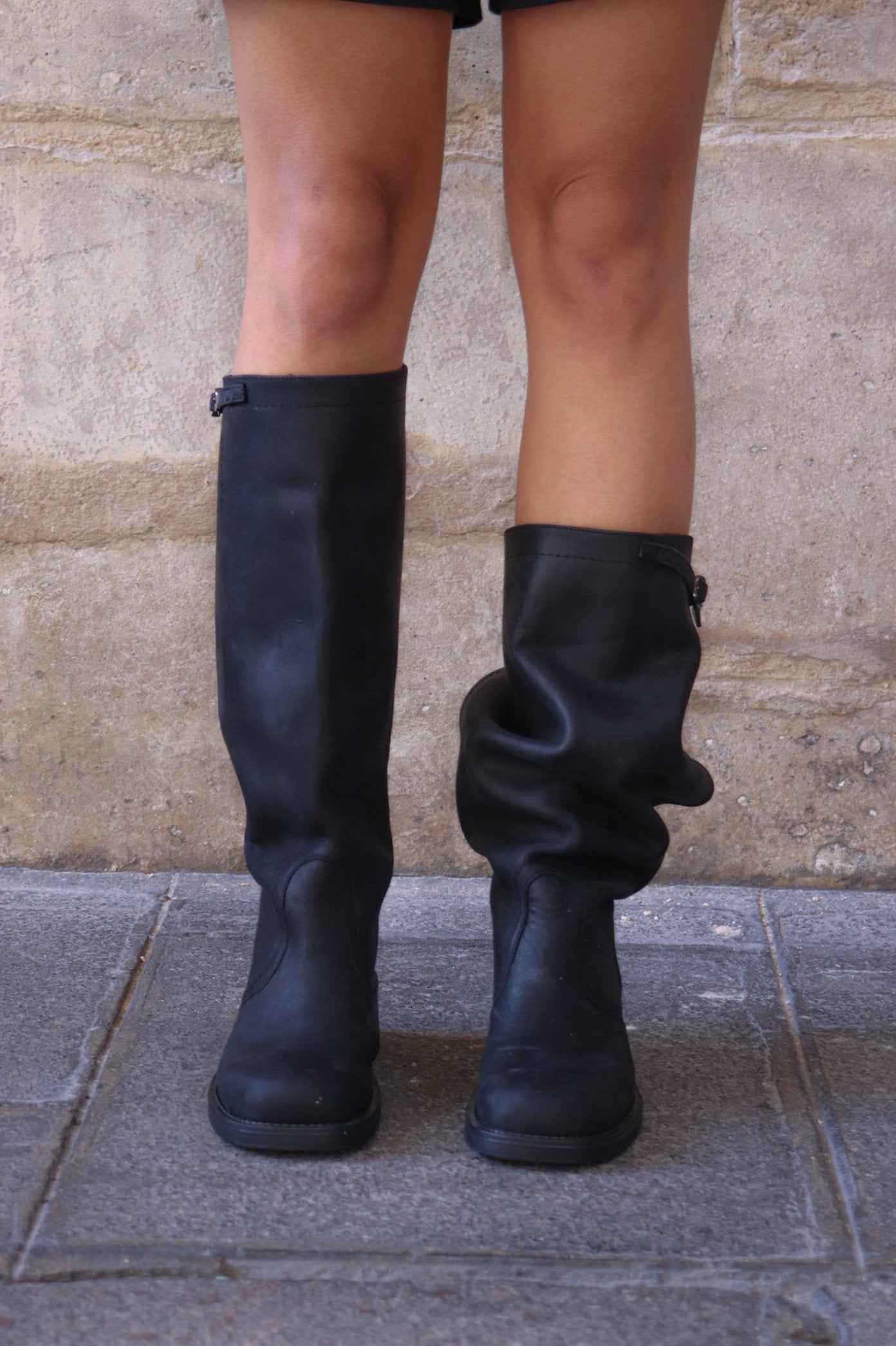 Transformable Black Boots