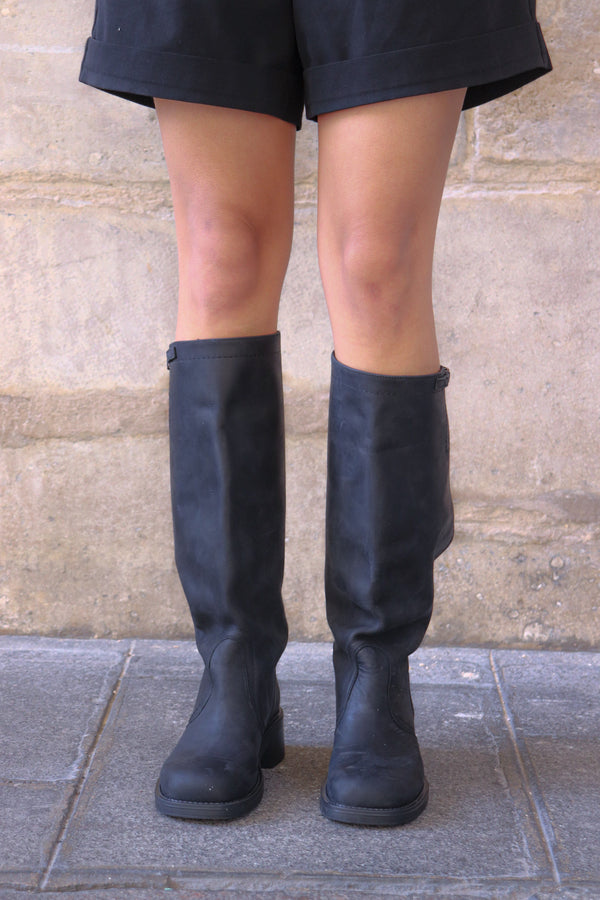 Transformable Black Boots